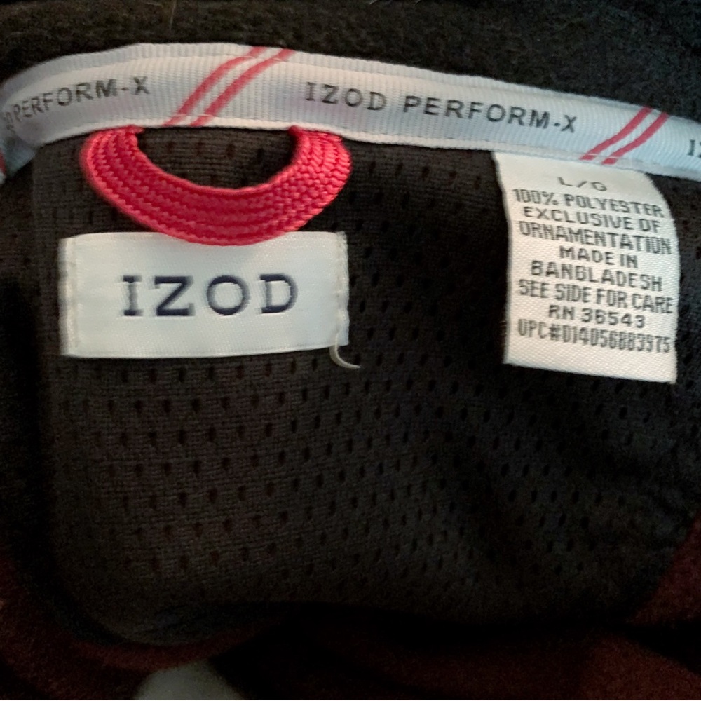 Izod Pfx Advantage Performance Full Zip Fleece Ja… - image 3